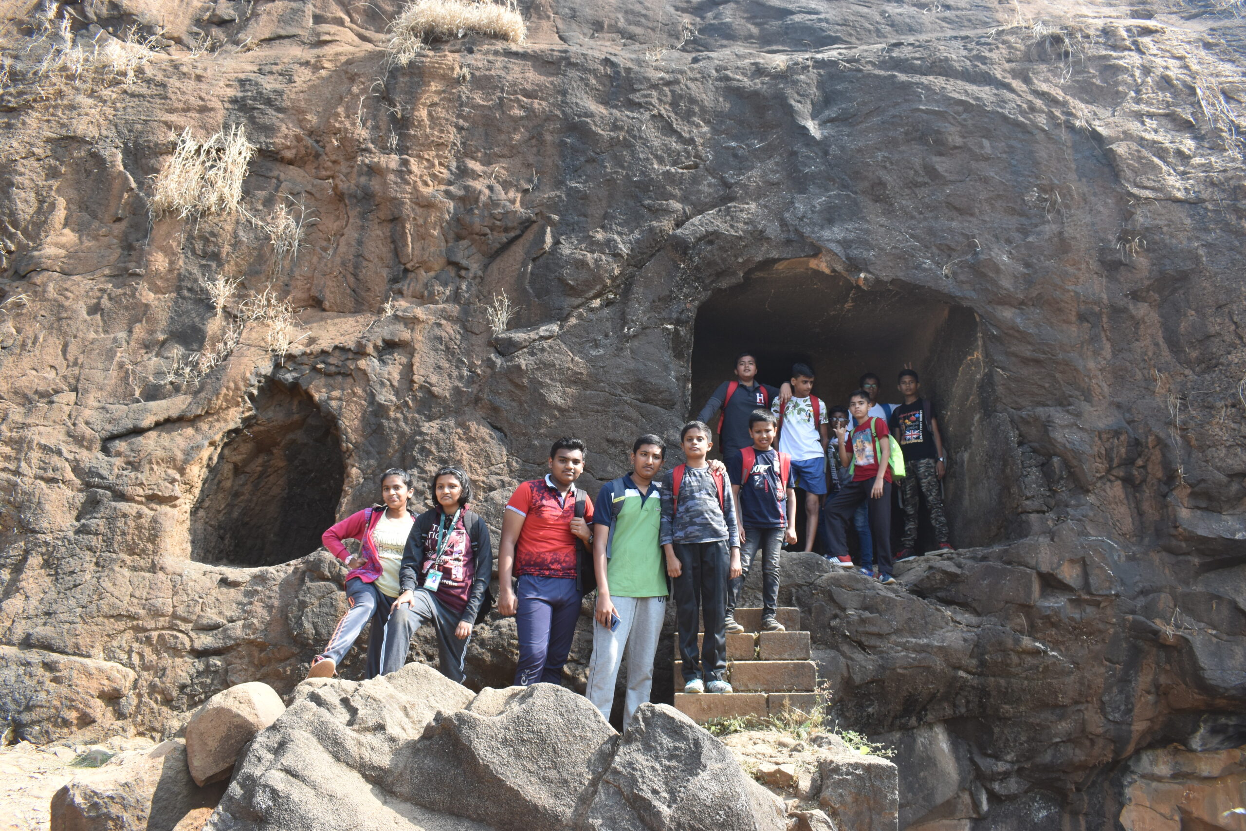 Wilson's Coaching Academy students visit to Bhaja Caves