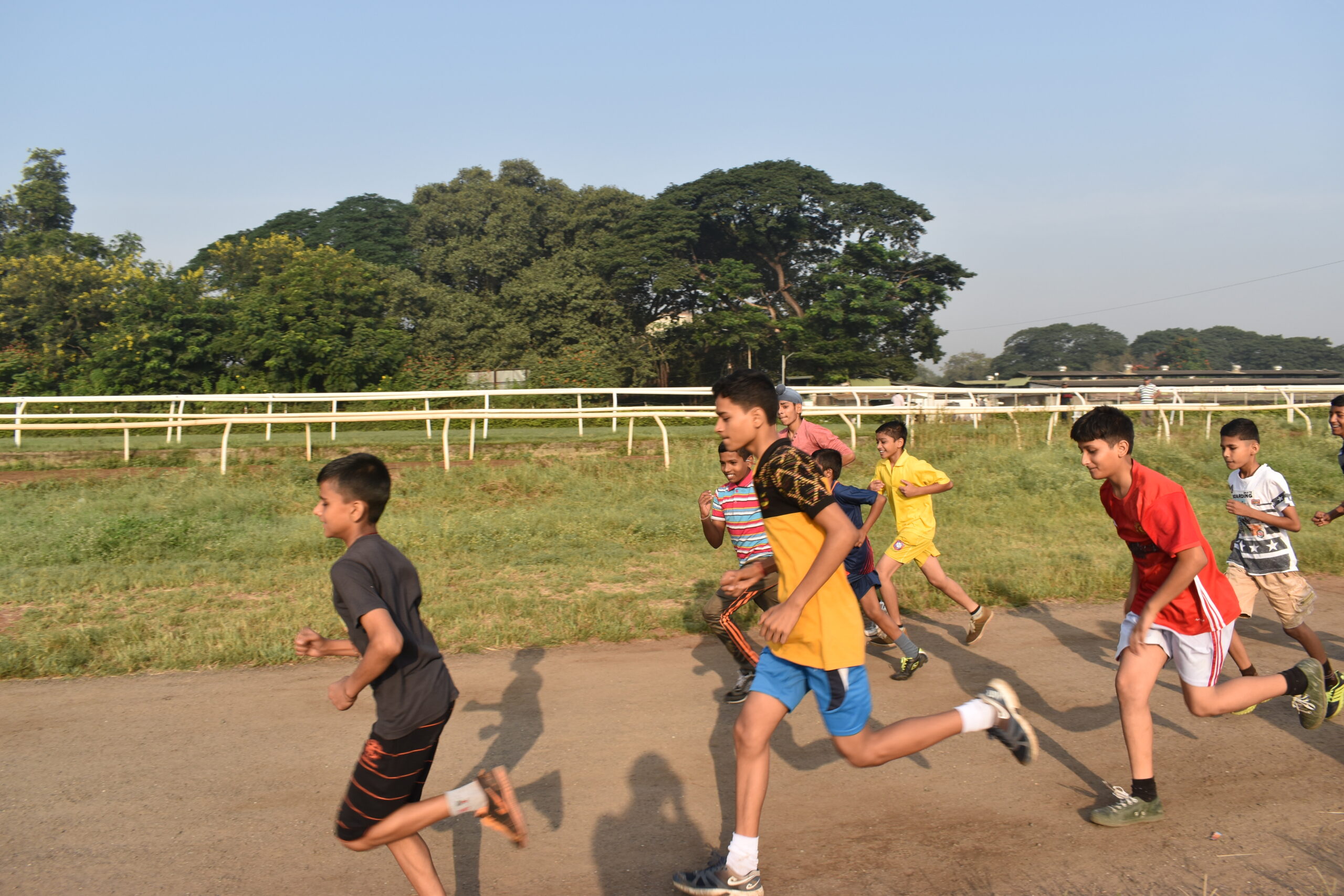 Students in action our students running